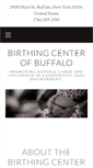 Mobile Screenshot of birthingcenterofbuffalo.com